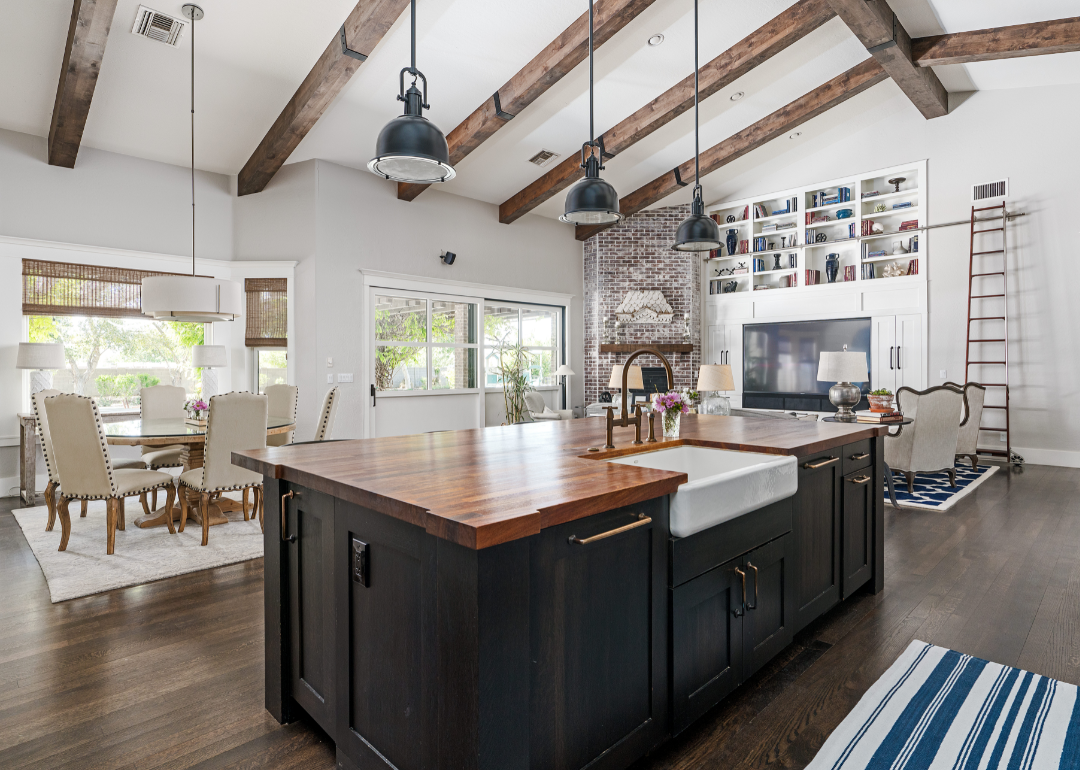 A modern updated kitchen.