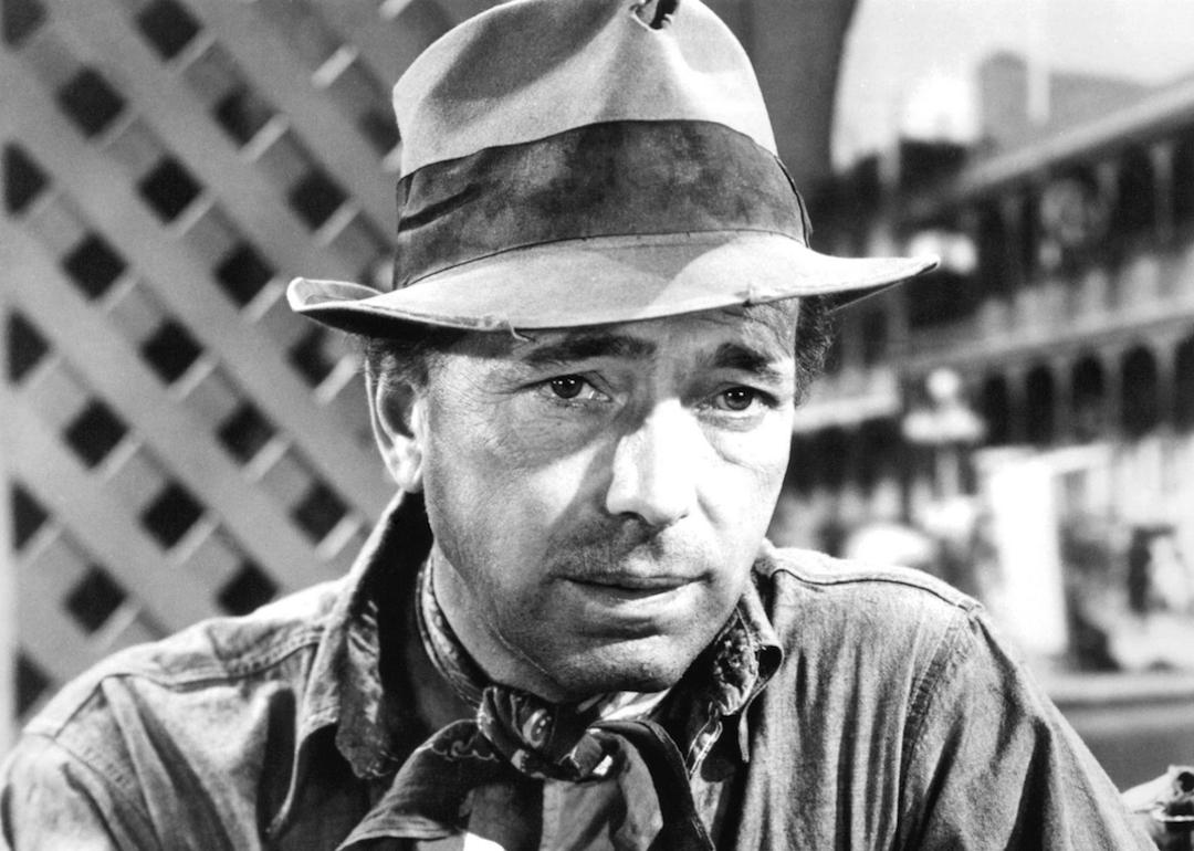 Actor Humphrey Bogart as Fred C. Dobbs in the 1948 Western 'The Treasure Of The Sierra Madre.'