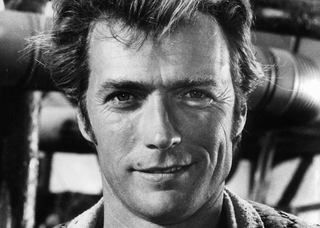 Clint Eastwood smirks in a publicity image for the 1969 movie 'Paint Your Wagon.'