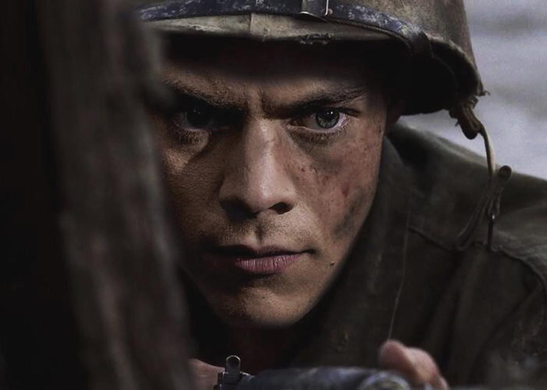 Actor Harry Styles in the 2017 World War II movie 'Dunkirk.'