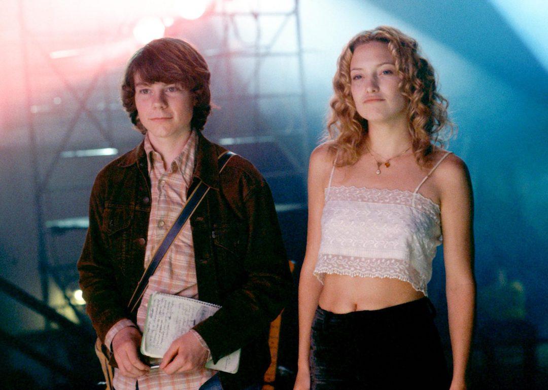 Actors Patrick Fugit and Kate Hudson in a scene from 'Almost Famous.'