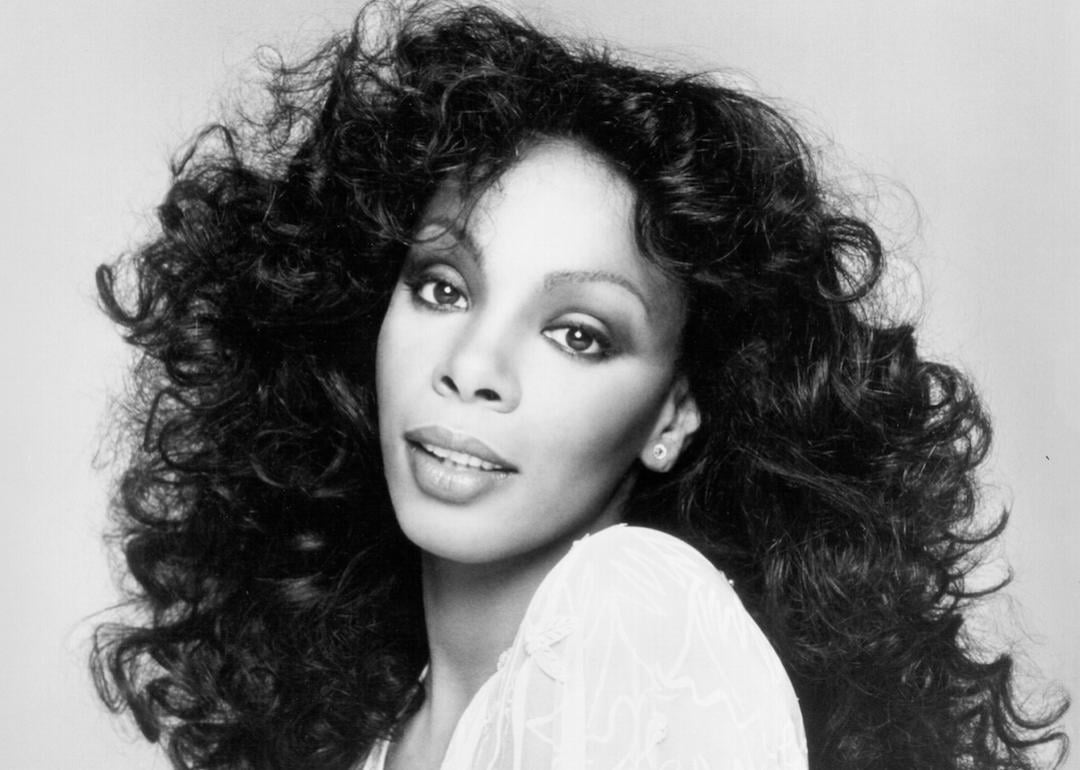Queen of disco Donna Summer poses for a portrait in circa 1976.