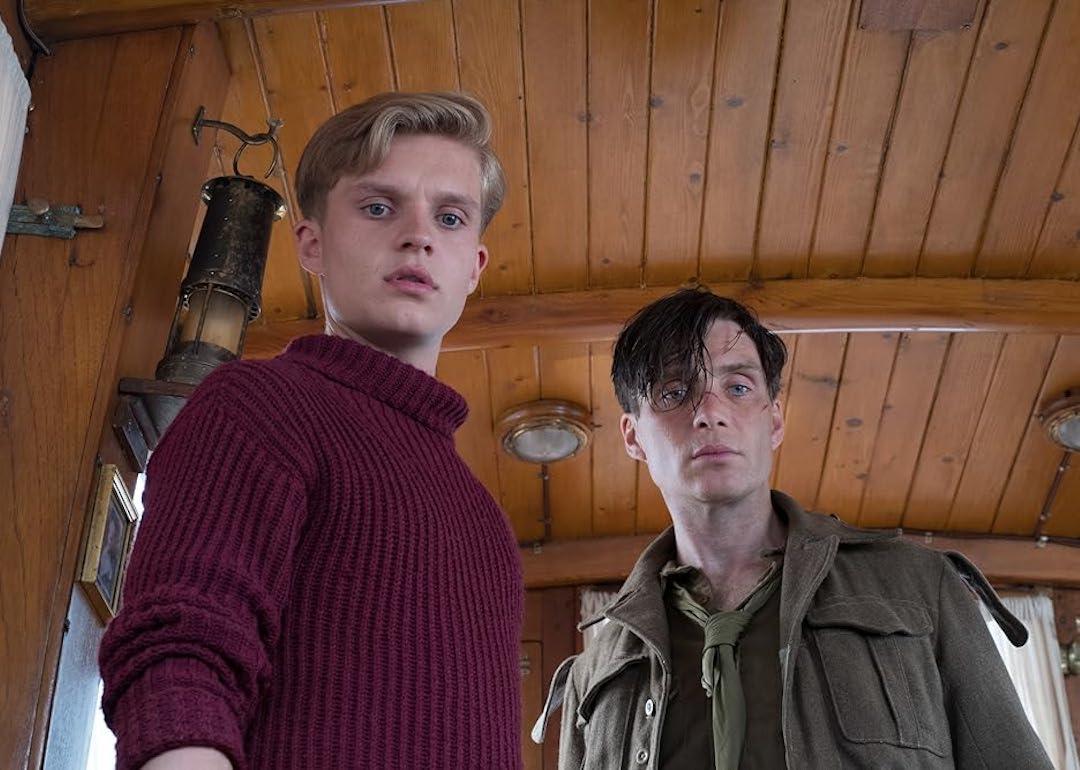 Actors Cillian Murphy and Tom Glynn-Carney in the 2017 movie 'Dunkirk.'
