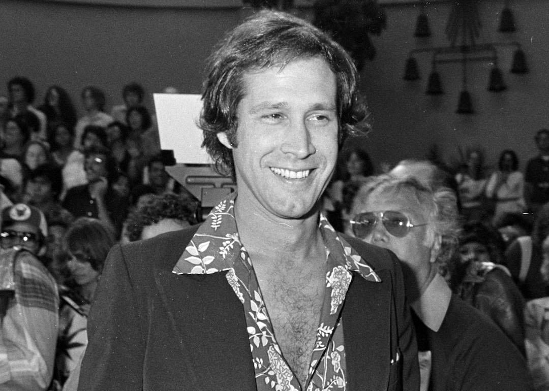Actor and comedian Chevy Chase on the red carpet in 1978.