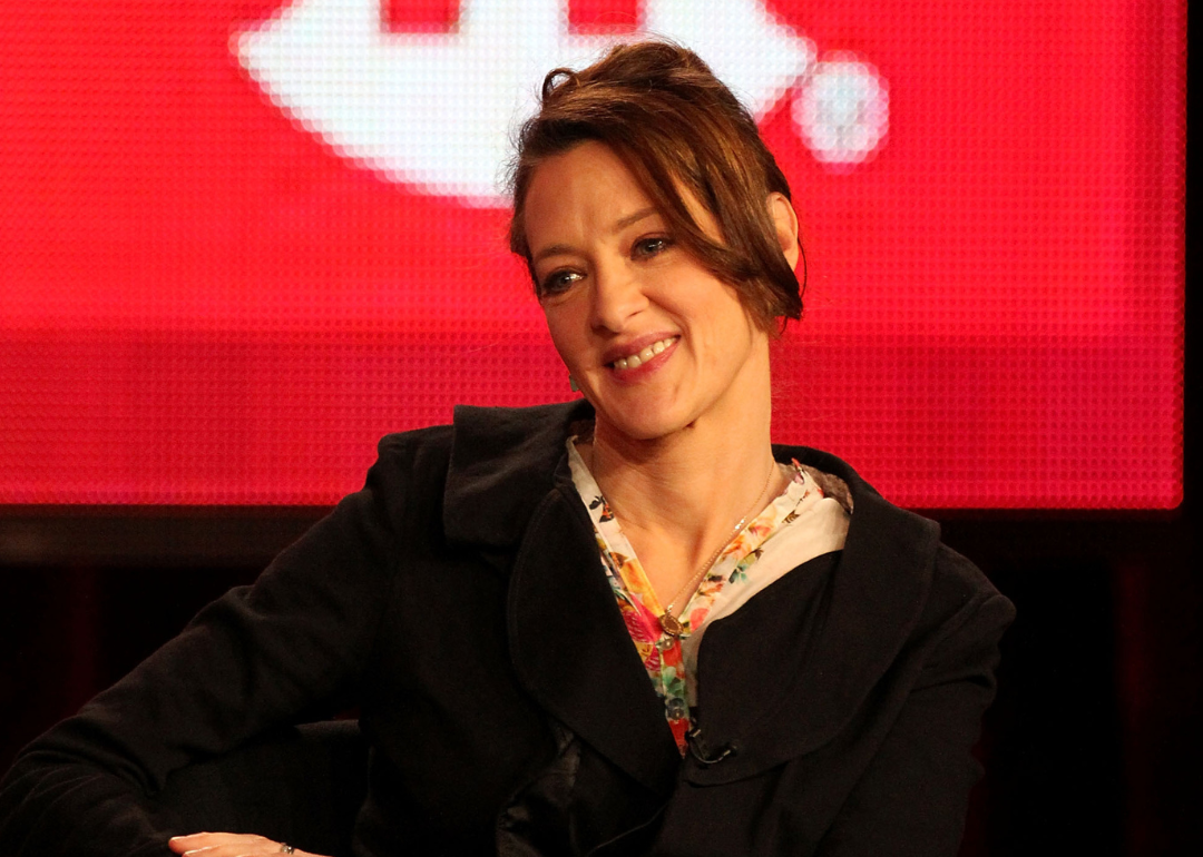 Actor Joan Cusack of the television show 'Shameless' speaks during the Showtime portion of the 2012 Television Critics Association Press Tour at The Langham Huntington Hotel and Spa on January 12, 2012 in Pasadena, California.