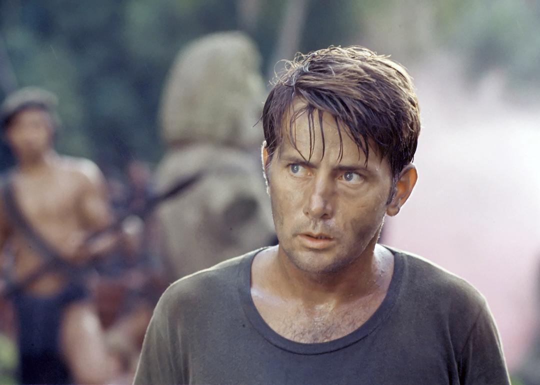 Actor Martin Sheen on the set of the 1979 film 'Apocalypse Now.'