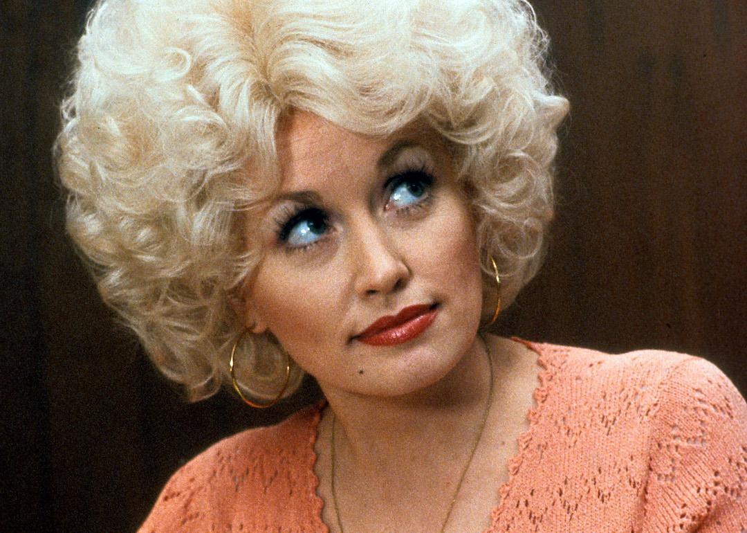Dolly Parton in a scene from the 1980 film '9 to 5.'
