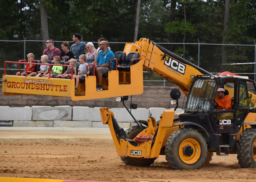 Diggerland USA, the only construction-themed adventure park in North America where children and families operate actual machinery, in West Berlin, New Jersey.