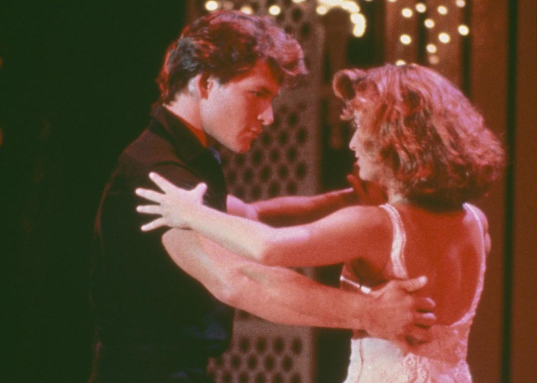 Patrick Swayze and Jennifer Grey in the 1987 film 'Dirty Dancing.'