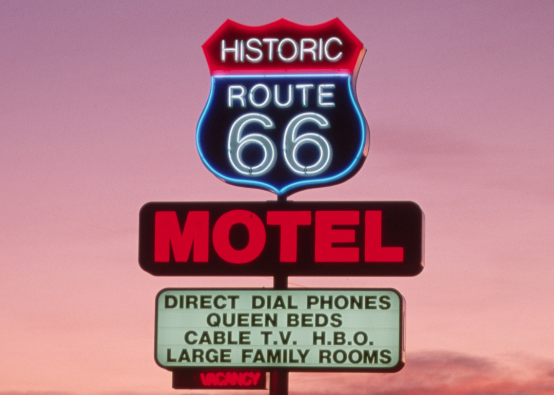 Motel Sign Along Route 66