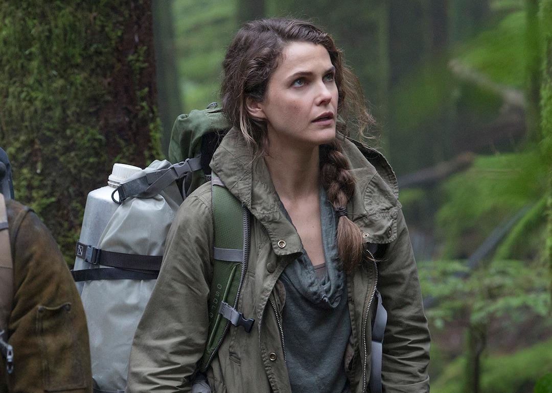 Actor Keri Russell in the 2014 movie 'Dawn of the Planet of the Apes,' which is trending on Max.