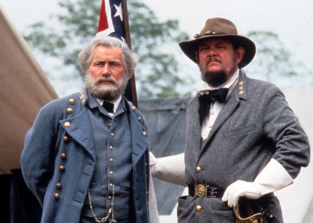 Martin Sheen in a scene from the 1993 Civil War film 'Gettysburg.'