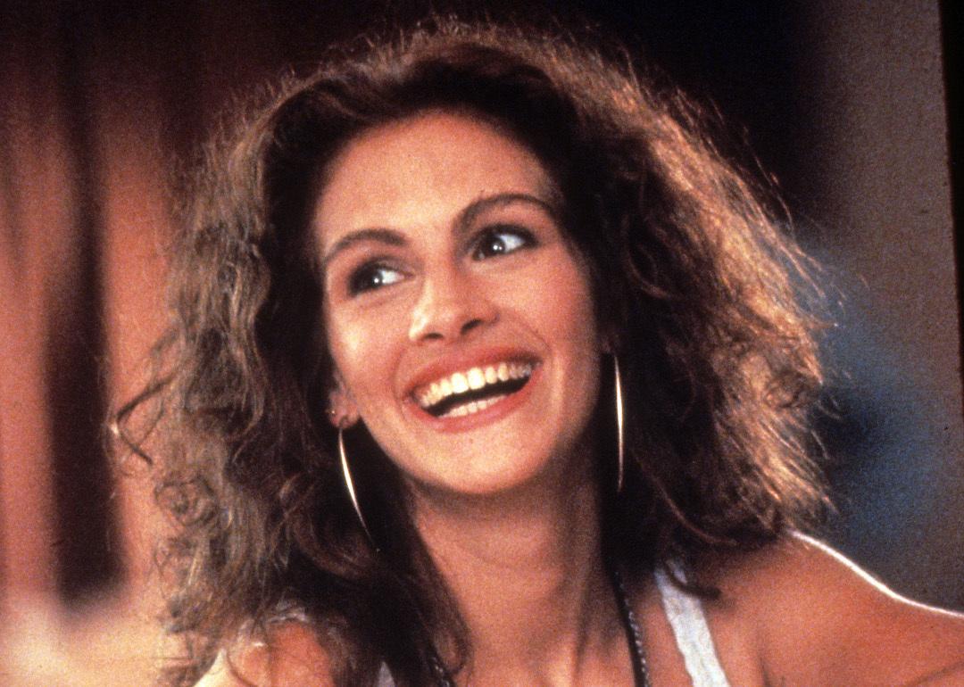 Julia Roberts in a scene from the film 'Pretty Woman', 1990.