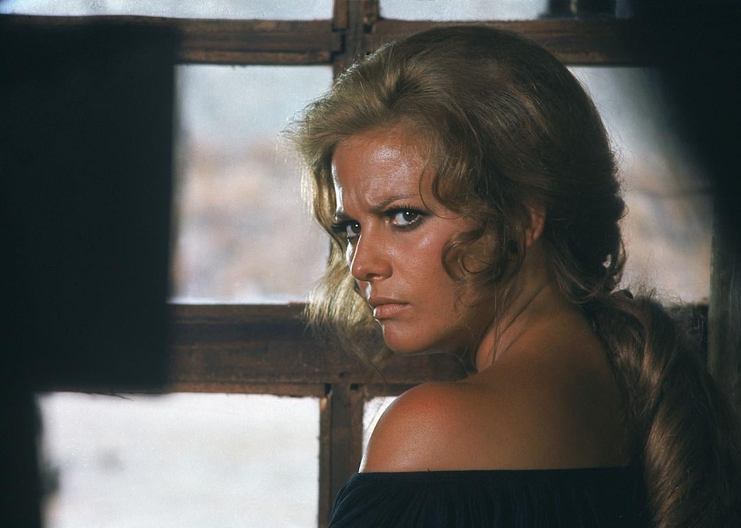 Actor Claudia Cardinale in 'Once Upon a Time in the West.'