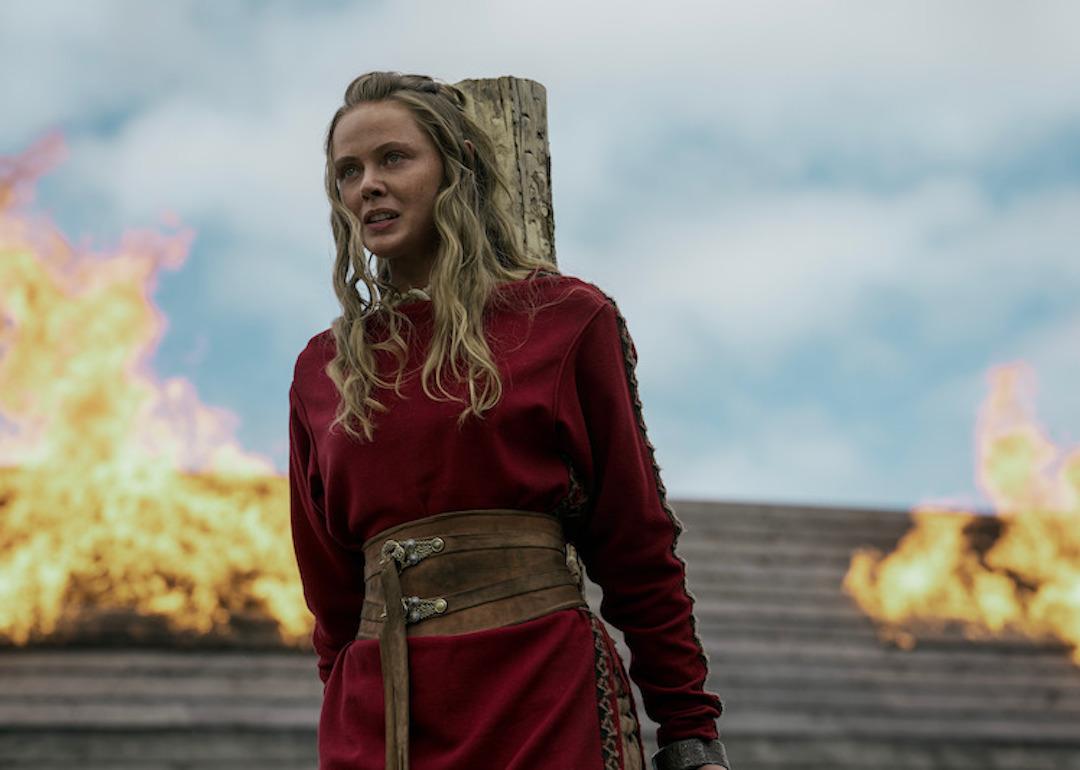 Frida Gustavsson as Freydis Eriksdotter in Season 3 of 'Vikings: Valhalla.'