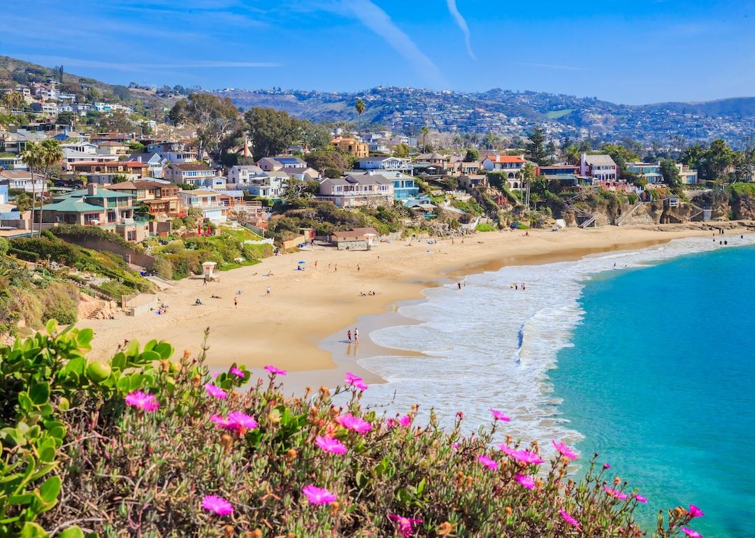 Crescent Bay of Laguna Beach, Orange County, California.