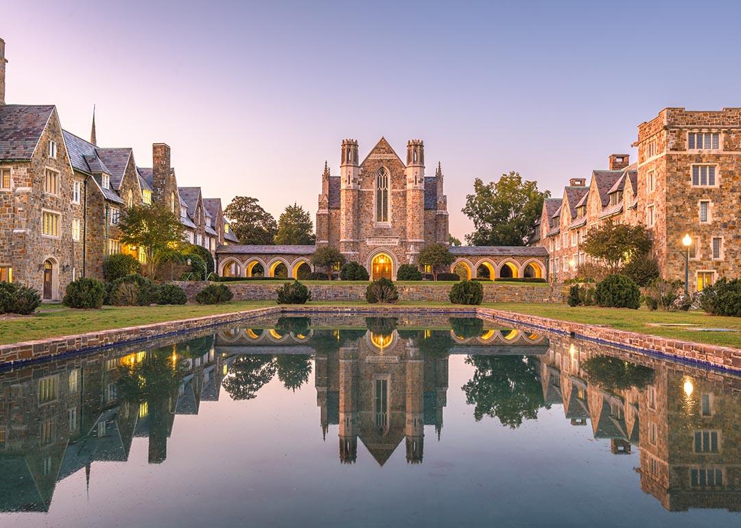 Berry College at twilight near Rome, Georgia. 