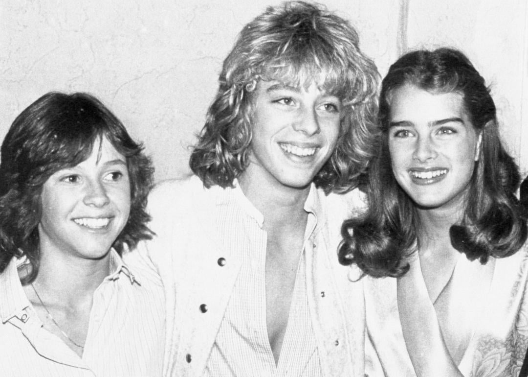 Child actors Kristy McNichol, Leif Garrett, and Brooke Shields in 1978.