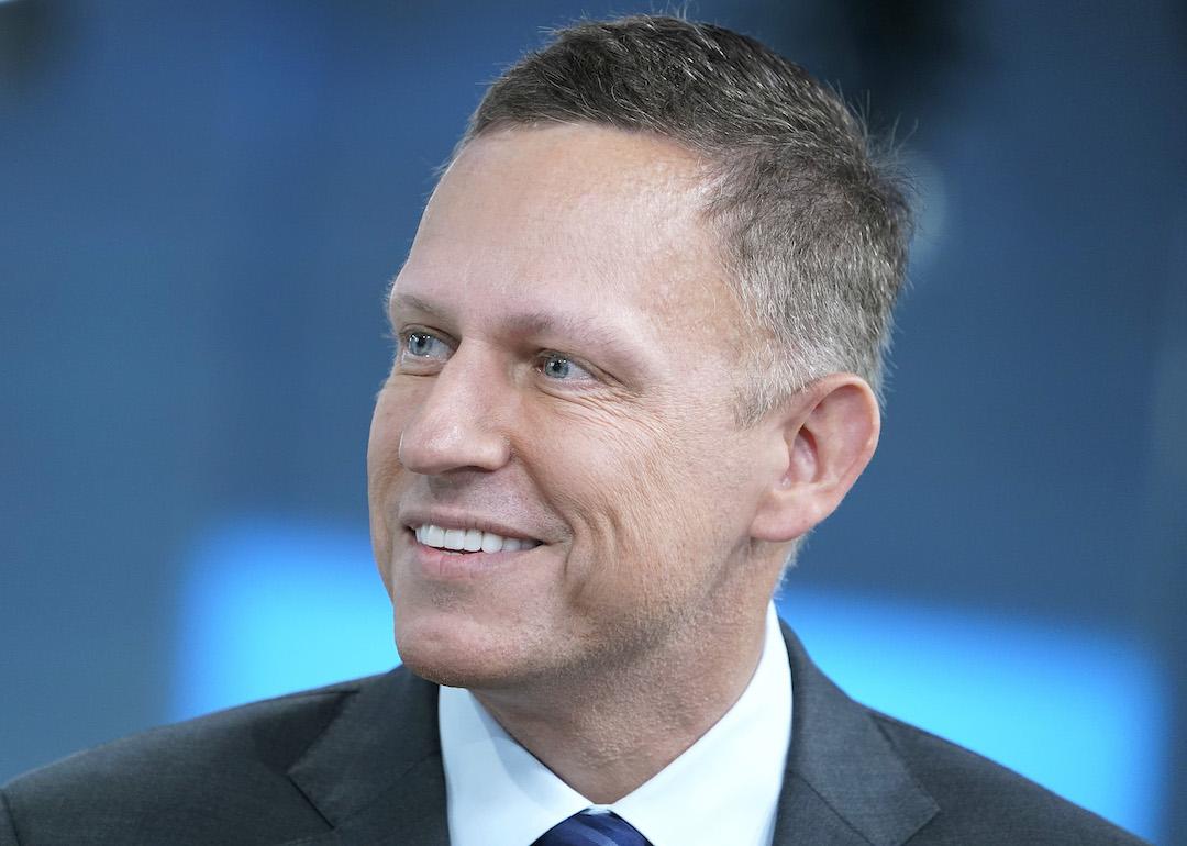 Peter Thiel, co-founder of PayPal, at Fox News Channel Studios in 2019.