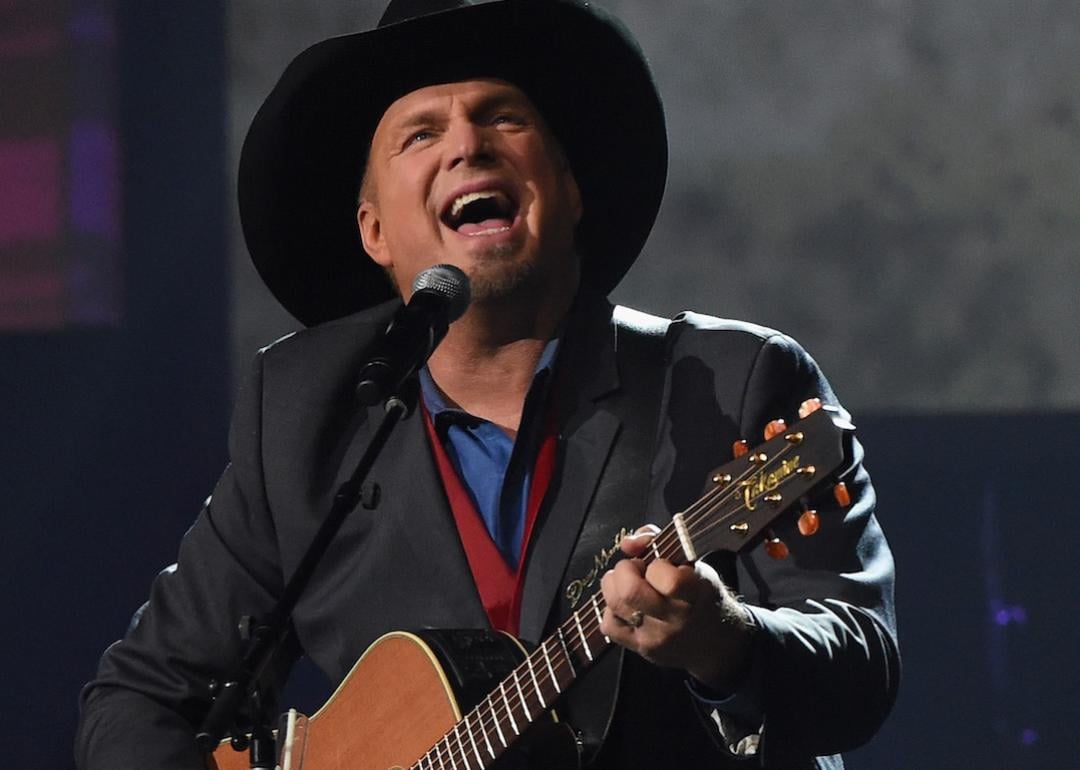 Garth Brooks performs during the Musicians Hall Of Fame Induction Ceremony on Oct. 26, 2016 in Nashville, Tennessee.