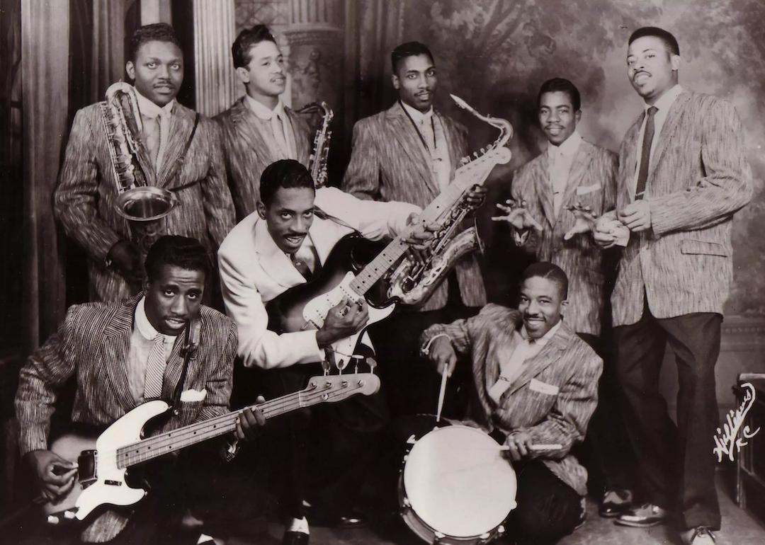 Ike Turner's Kings of Rhythm photographed in 1956.