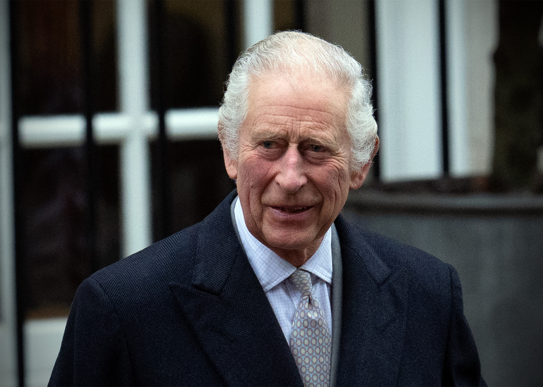 King Charles III departs after receiving treatment for an enlarged prostate at The London Clinic on January 29, 2024 in London, England.