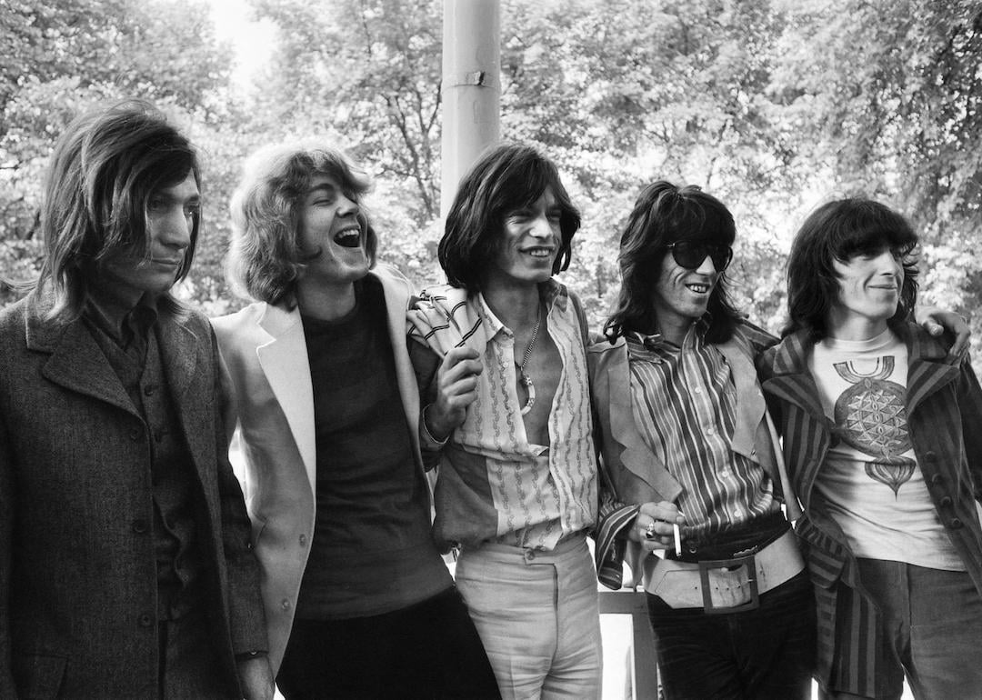 The band The Rolling Stones during a photo call introducing Mick Taylor who took Brian Jones' place in 1969.