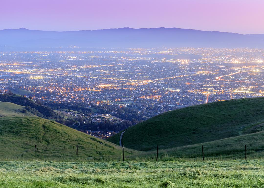 Sierra Vista Open Space Preserve in San Jose, Santa Clara County in California, USA.