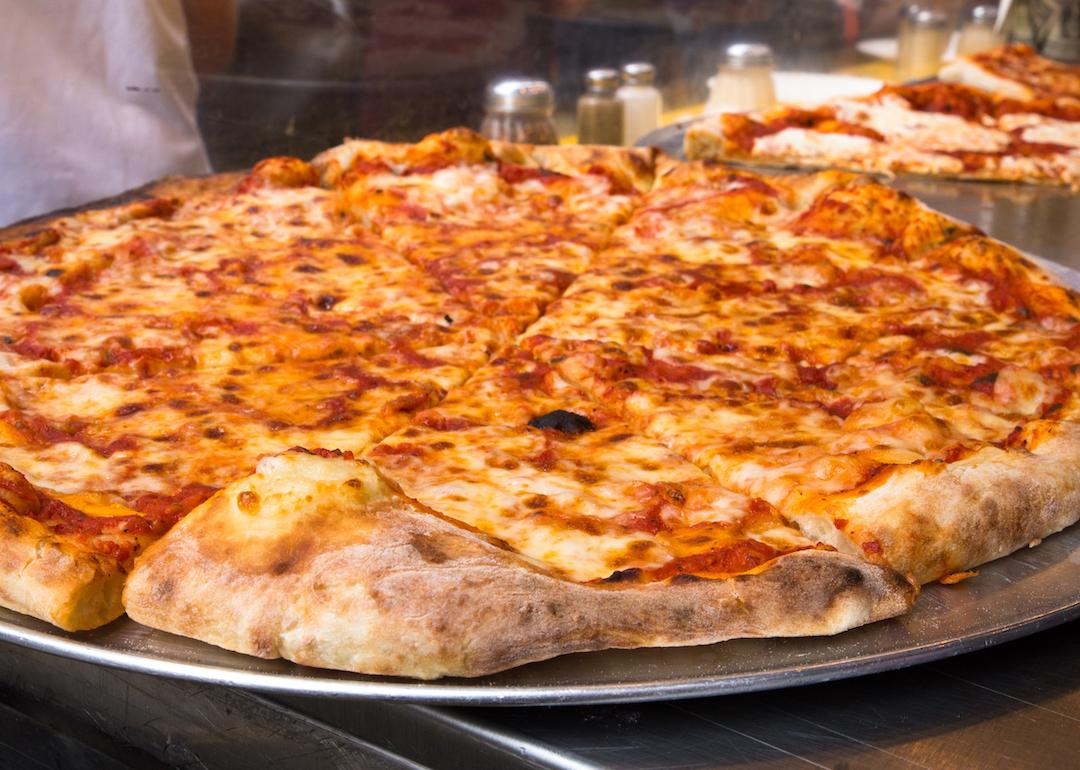 Authentic New York City-style pizza.