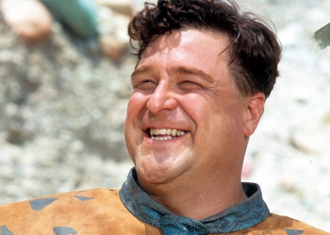 John Goodman in a scene from the 1994 film 'The Flintstones.'