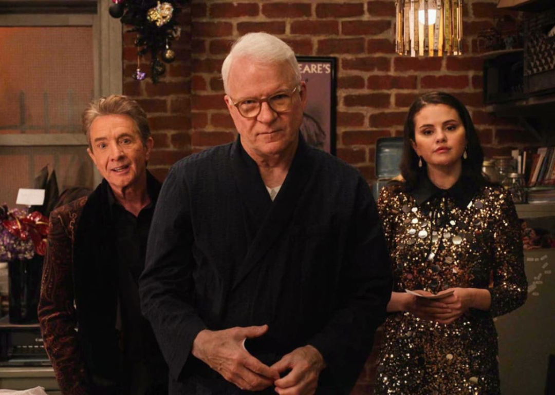 Martin Short, Steve Martin and Selena Gomez in 'Only Murders in the Building'