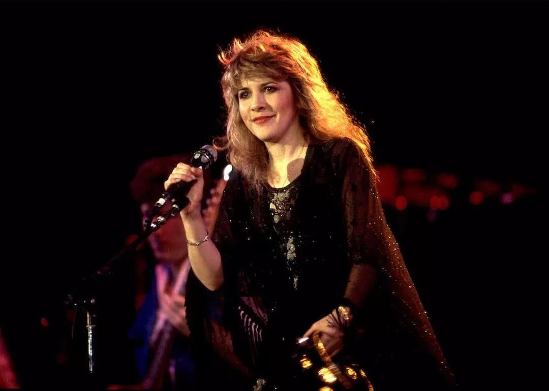 Stevie Nicks performs on stage in Ontario, California on May 30, 1983.