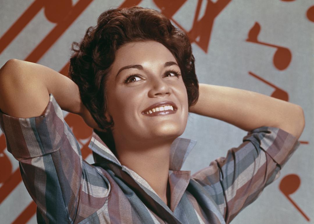 American pop singer Connie Francis, circa 1960.