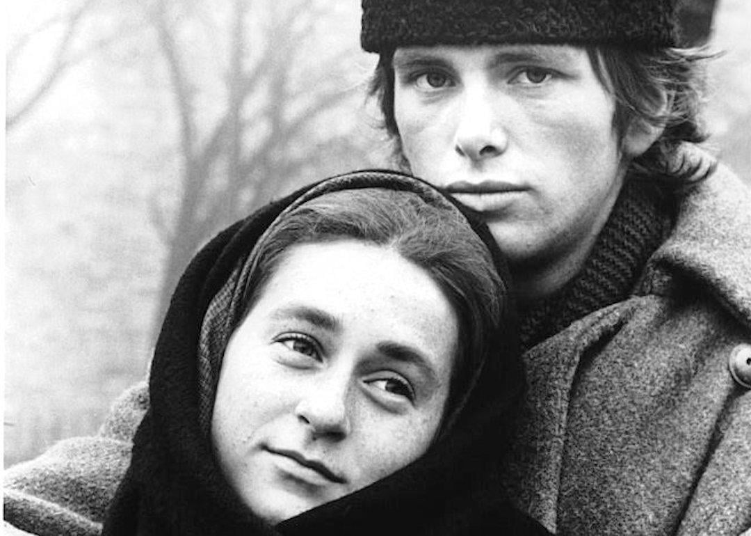 Ray Lovelock and Neva Smalls in a scene from the 1971 Best Picture-nominated film 'Fiddler on the Roof.'