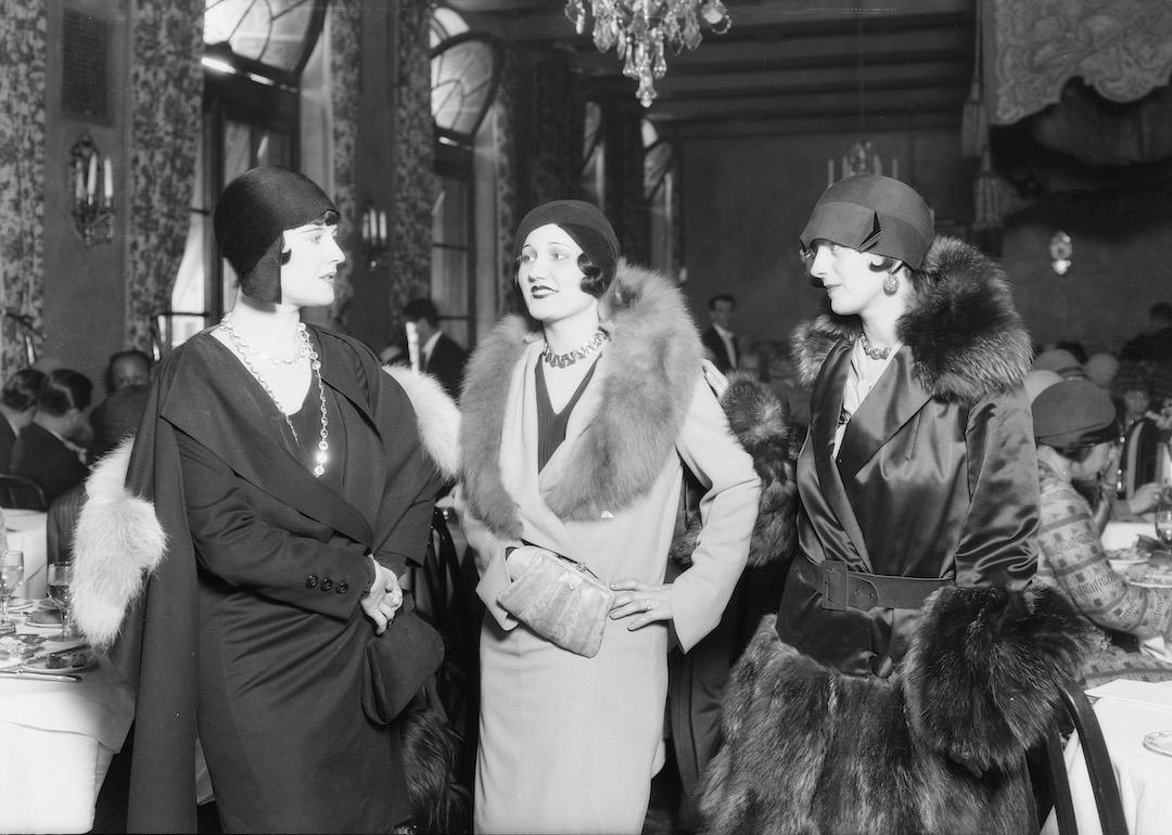 Margaret Livingston, Mary Astor, June Colyear, and Alice Calhoun at Montemarte in Southern California in 1929.