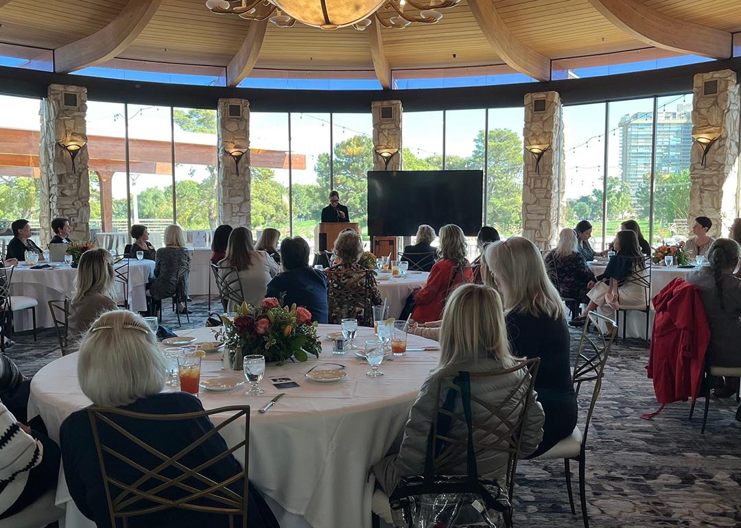 Attendees during the "An Impact Las Vegas" event.