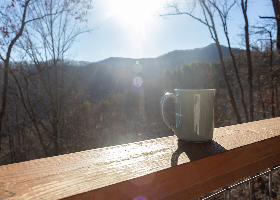 View from a porch in rural North Carolina.