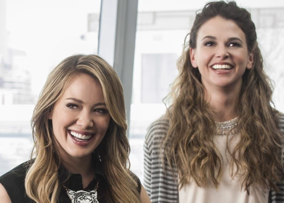 Actors Hilary Duff and Sutton Foster in season 1 of 'Younger'