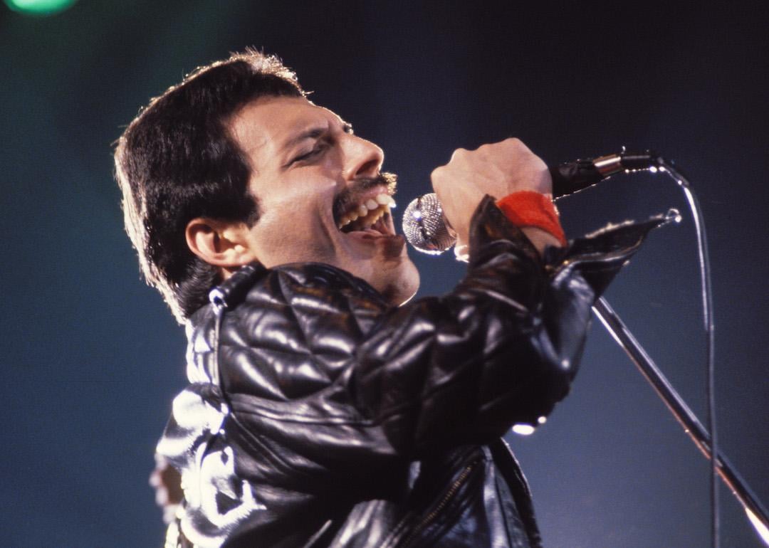 Freddie Mercury of Queen in 1980.