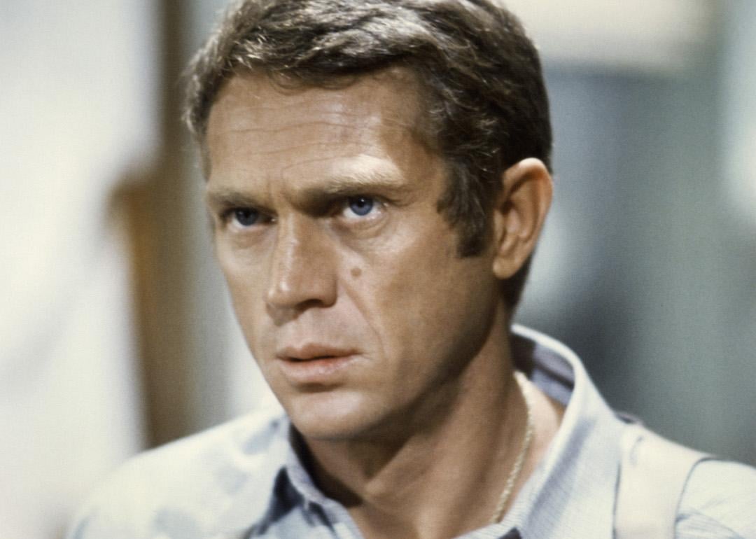 Actor Steve McQueen in the spy movie 'Bullitt.'