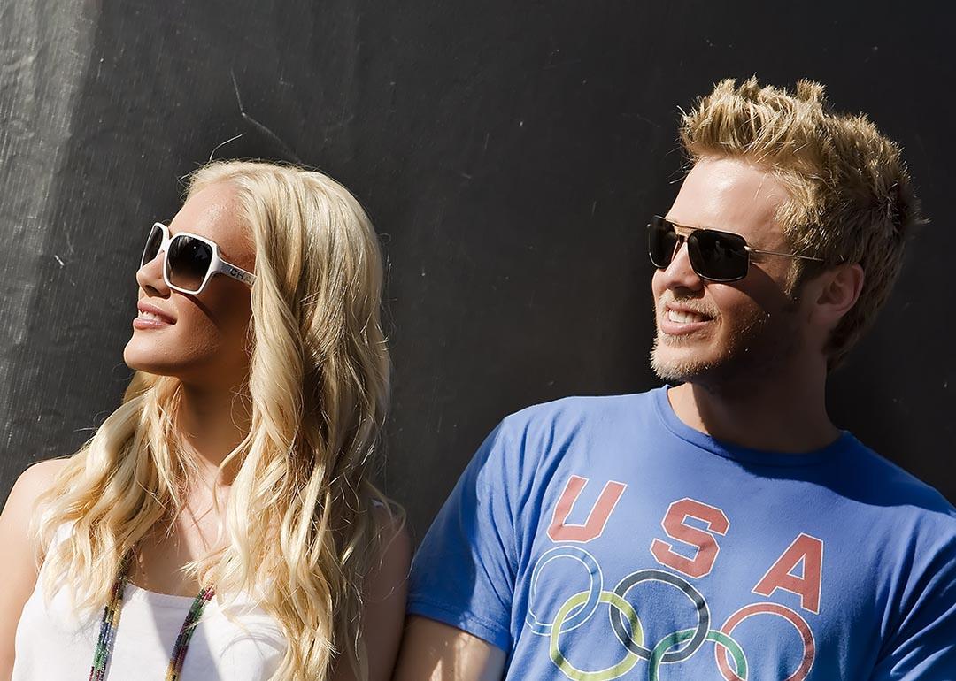 Heidi Montag and boyfriend Spencer Pratt Reality TV celebrities at a 2009 event.