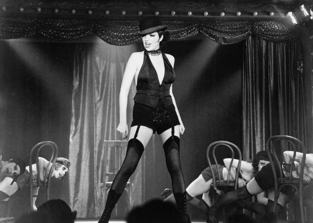 American actress and singer Liza Minnelli as Sally Bowles in the film 'Cabaret', 1972.