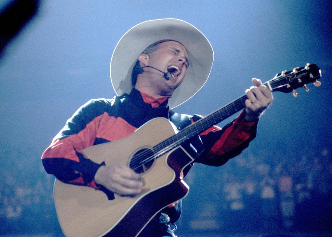 Country music legend Garth Brooks performs in Chicago in 1993.