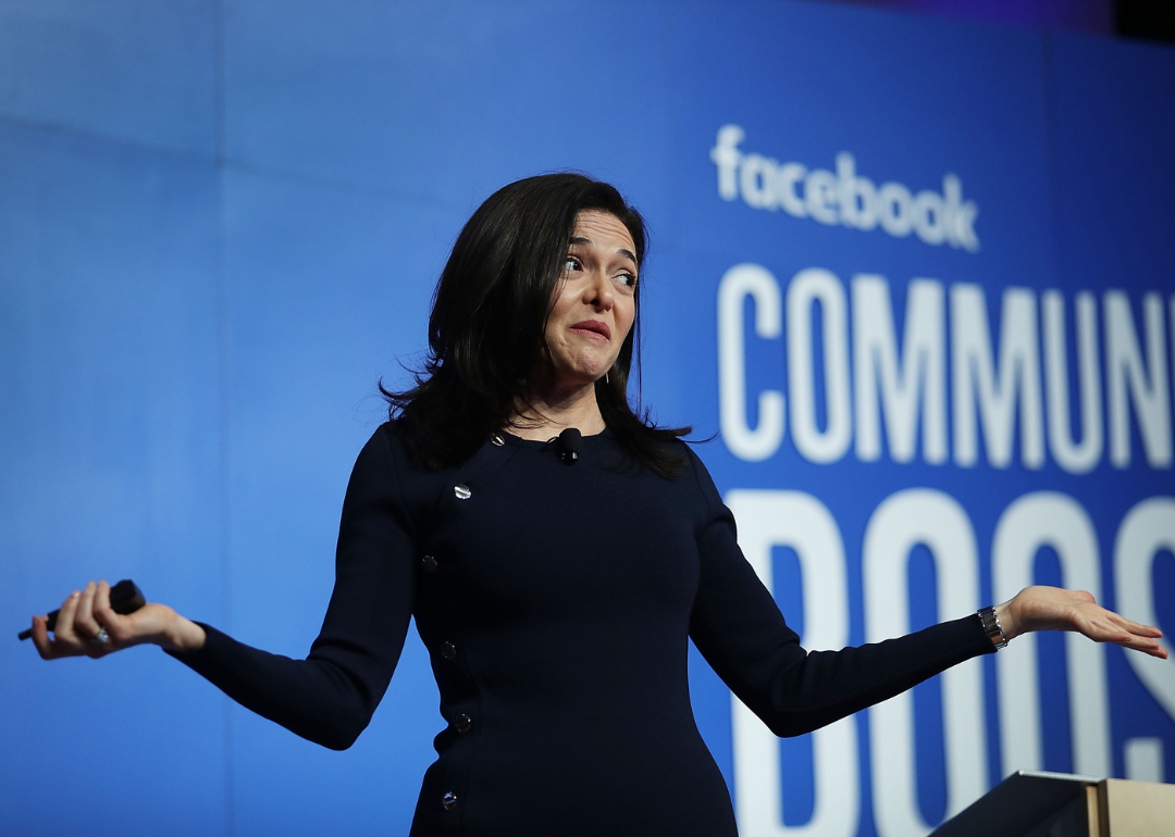 Sheryl Sandberg speaks during a Facebook Community Boost event at the Knight Center on December 18, 2018 in Miami, Florida.