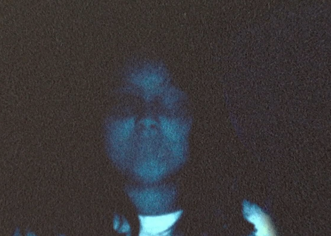 A child in the horror film 'Skinamarink'