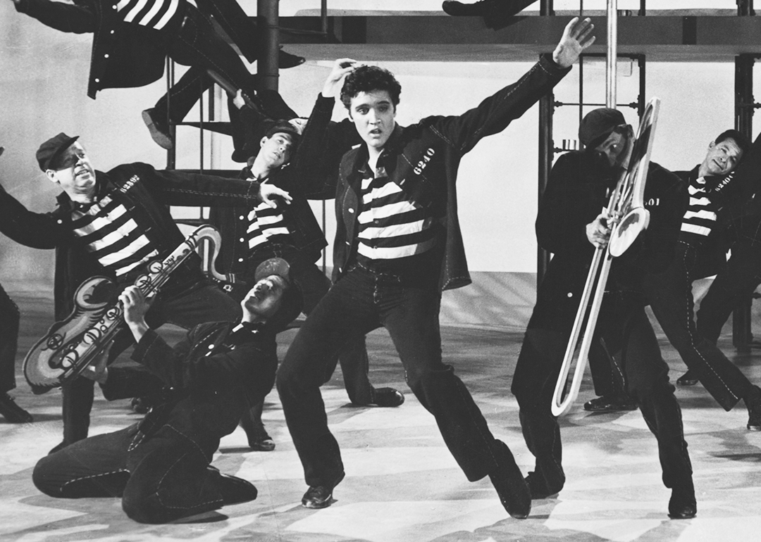 Elvis Presley in ‘Jailhouse Rock’.