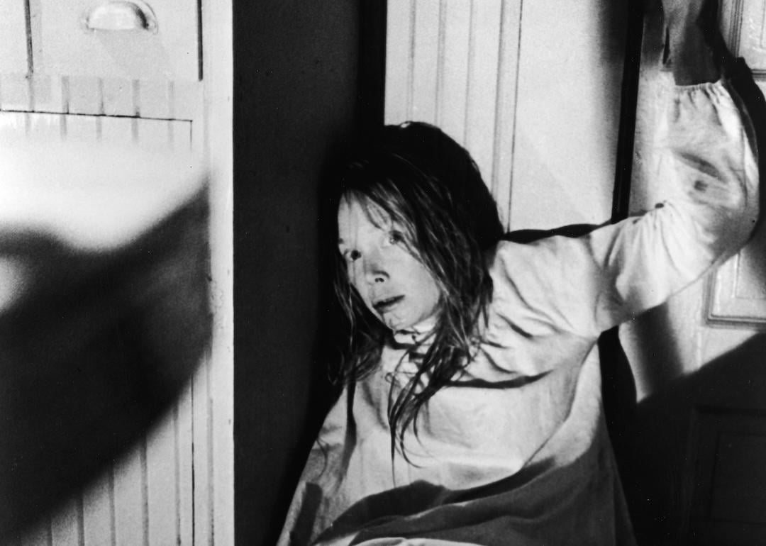 Sissy Spacek cowers on the kitchen floor in a scene from the film “Carrie,” directed by Brian De Palma (1976).