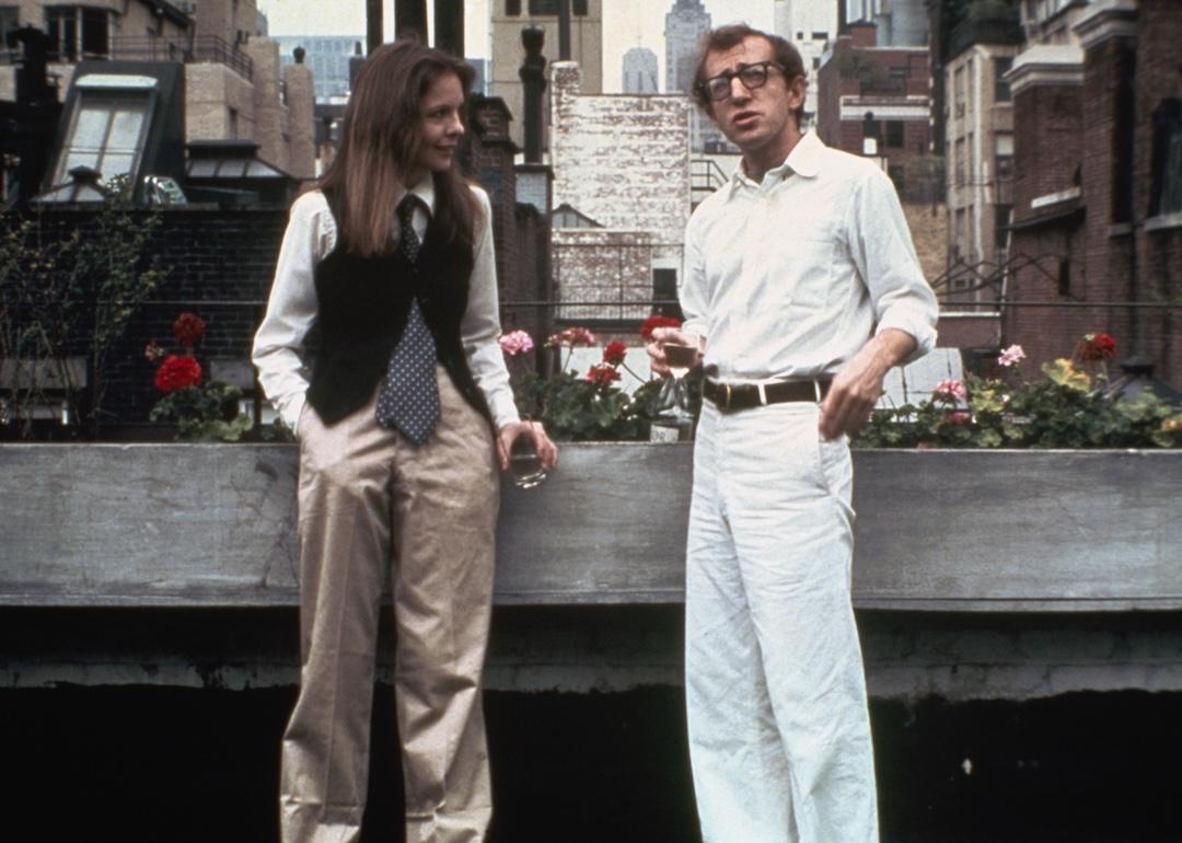 Diane Keaton and Woody Allen in the film "Annie Hall."