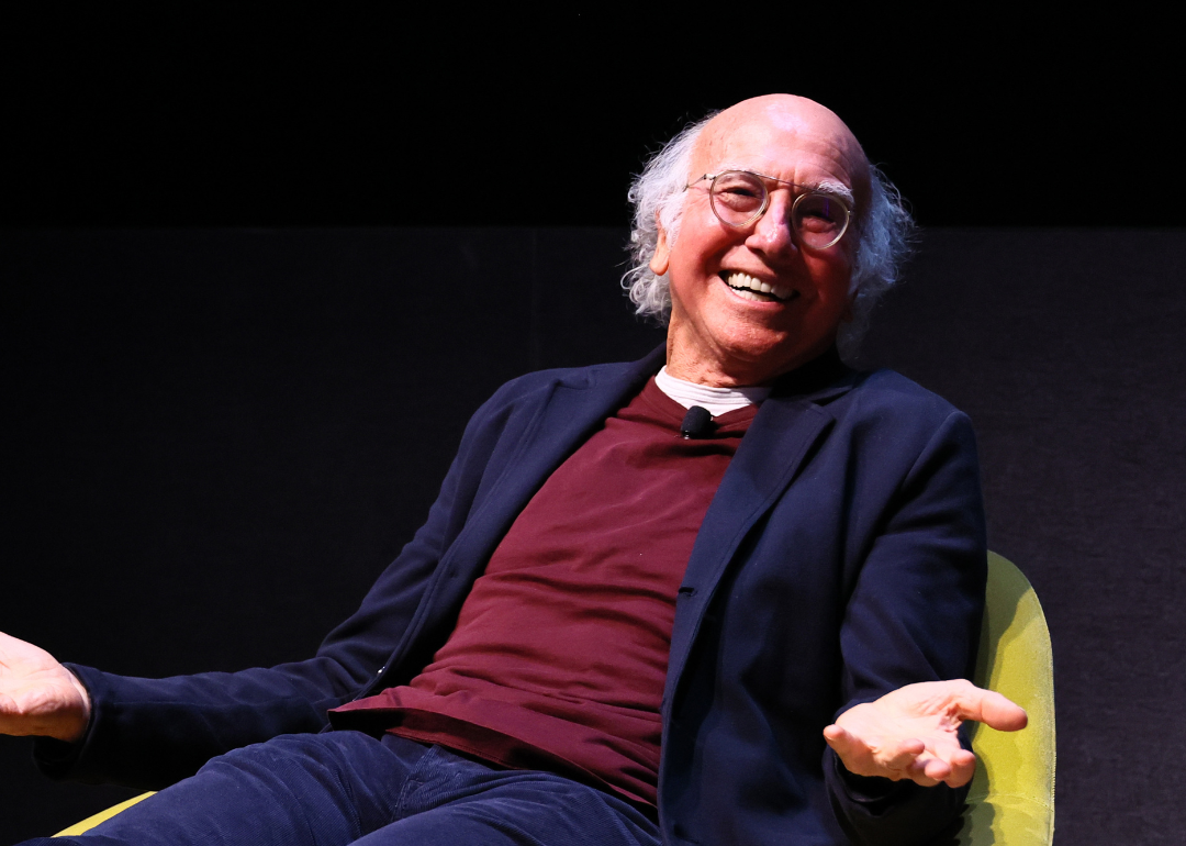 Larry David speaks onstage during An Evening With Larry David - A Farewell To "Curb Your Enthusiasm" hosted by HBO & Tribeca Festival on April 05, 2024 in New York City.