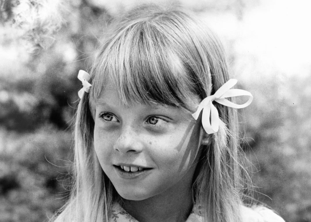 Jodie Foster in a scene from the 1973 film 'Tom Sawyer.'